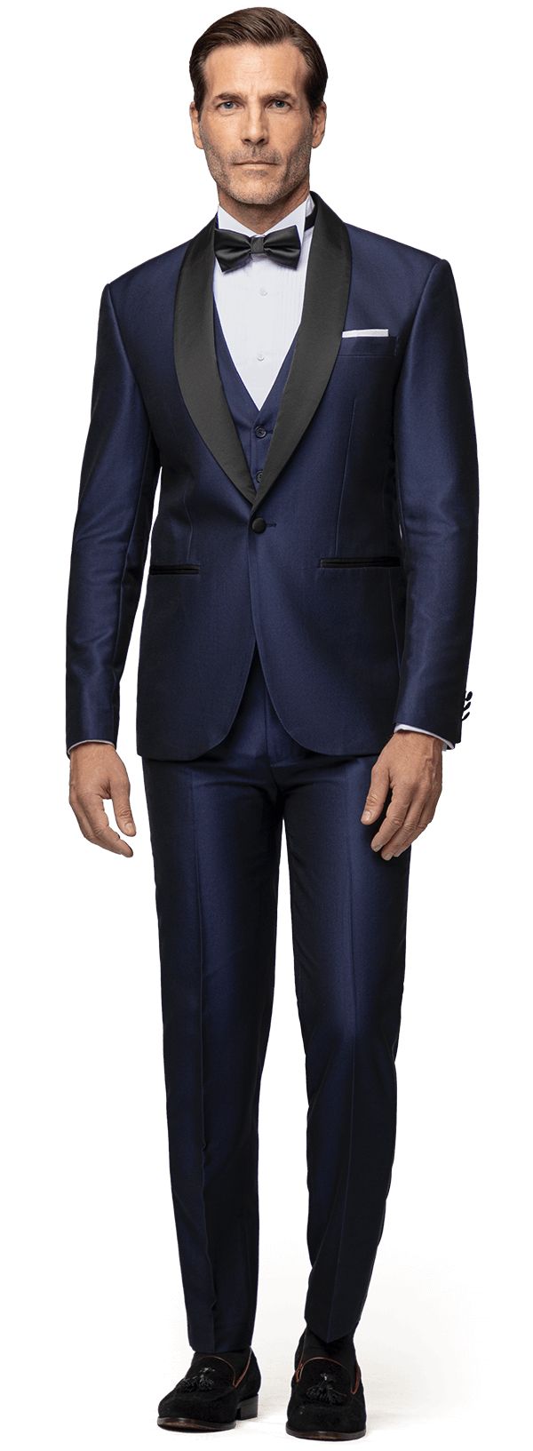 Blue tuxedo